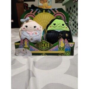 Squishmallows Wicked Glinda & Elphaba 5" Shiz U Plushes